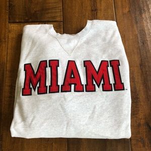 MIAMI UNIVERSITY SWEATSHIRT